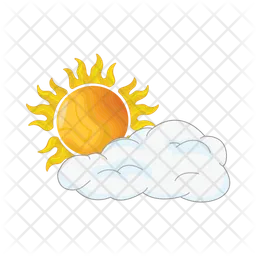 Sun and cloud  Icon