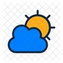 Sun And Cloud Icon