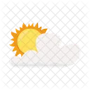 Sun Cloud Sky Icon