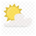 Sun Cloud Sky Icon