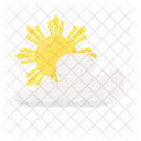 Sun Cloud Sky Icon