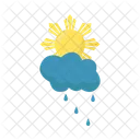 Sun Cloud Sky Icon