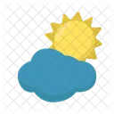 Sun Cloud Sky Icon