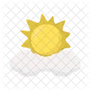 Sun Cloud Sky Icon