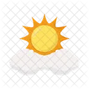 Sun Cloud Sky Icon