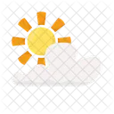 Sun Cloud Sky Icon