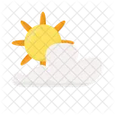 Sun Cloud Sky Icon