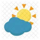 Sun Cloud Sky Icon