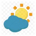 Sun Cloud Sky Icon