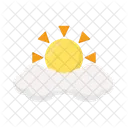 Sun Cloud Sky Icon