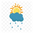 Sun Cloud Sky Icon