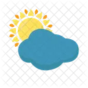 Sun Cloud Sky Icon