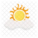 Sun Cloud Sky Icon