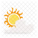 Sun Cloud Sky Icon