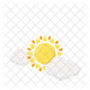Sun Cloud Sky Icon