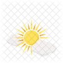 Sun Cloud Sky Icon
