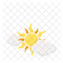Sun Cloud Sky Icon