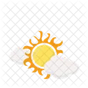 Sun Cloud Sky Icon