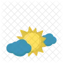 Sun Cloud Sky Icon