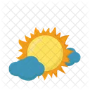 Sun Cloud Sky Icon