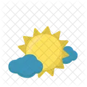 Sun Cloud Sky Icon