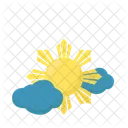 Sun Cloud Sky Icon