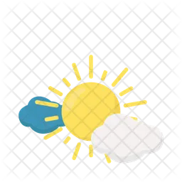 Sun and cloud  Icon
