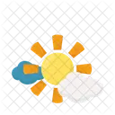 Sun Cloud Sky Icon