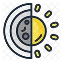 Sun And Moon Weather Forecast Icon