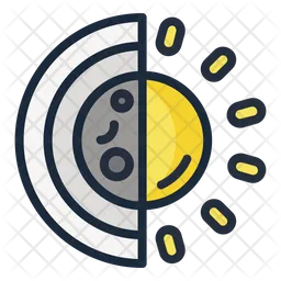 Sun And Moon  Icon