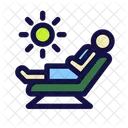 Bathing Beach Relaxation Icon