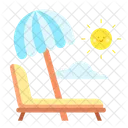 Sun Bed  Icon
