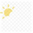 Sun behind cloud  Icon