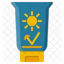 Sun Block Lotion Sunscreen Icon