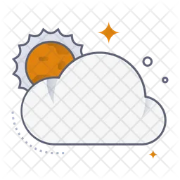 Sun cloud  Icon