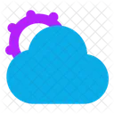 Sun Cloud Icon