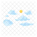 Sun cloudscape  Icon