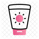 Sun Cream Sunscreen Lotion Icon