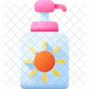 Sun Cream Sunscreen Lotion Icon
