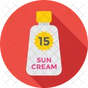 Sun Oil Sunscreen Icon