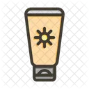 Sunscreen Lotion Cream Icon