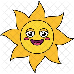 Sun Emoji Emoji Icon