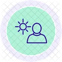 Sun Exposure Care Color Circle Icon Icon