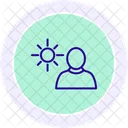Sun Exposure Care Color Circle Icon Icon