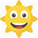 Sun Face Icon