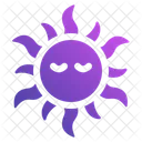 Sun Face Mystical Sun Sunshine Icon