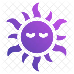 Sun Face  Icon