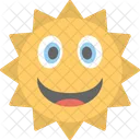 Sun Face Happy Icon
