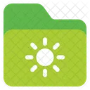 Sun Folder  Symbol