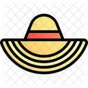 Sun Hat Hat Wide Brim Hat Icon